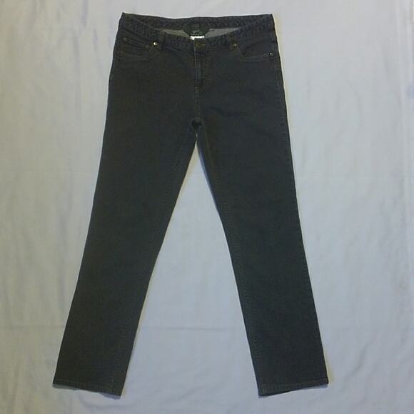 Woolrich Charcoal Grey Straight Leg Denim Jeans 14 - Picture 1 of 8